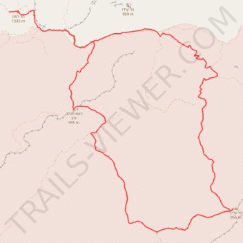 Mount Ramon - Mount Arif trail, distance, elevation, map, profile, GPS track