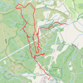 龍鳳右澗 龍鳳右右 trail, distance, elevation, map, profile, GPS track