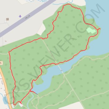 Irishtown Park Loop trail, distance, elevation, map, profile, GPS track