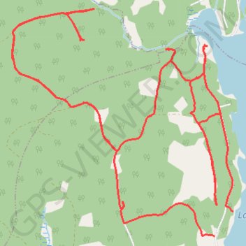 Lake Tormont Hiking trail, distance, elevation, map, profile, GPS track