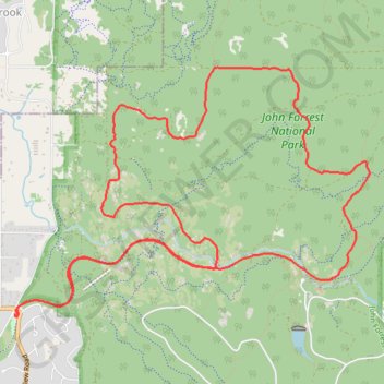 Railway Reserves Heritage North Trail and Eagle View Track trail, distance, elevation, map, profile, GPS track