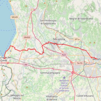2022_DE_Peschiera-Verona trail, distance, elevation, map, profile, GPS track