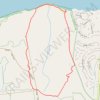 Afternoon hike at Pine Cliff Loop trail, distance, elevation, map, profile, GPS track
