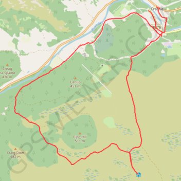 Balmoral Estate trail, distance, elevation, map, profile, GPS track