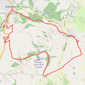 Avening loop trail, distance, elevation, map, profile, GPS track