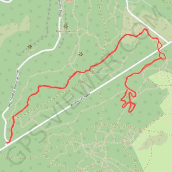 Denman common for Orienteering event trail, distance, elevation, map, profile, GPS track