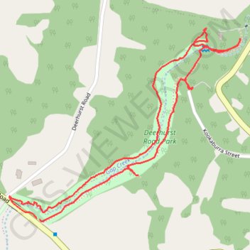 Deerhurst Road Park trail, distance, elevation, map, profile, GPS track