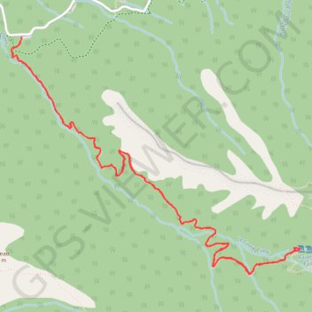 Rainbow Falls Trail in Great Smoky Mountains National Park trail, distance, elevation, map, profile, GPS track