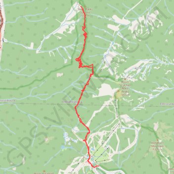 Saint Marks Summit trail, distance, elevation, map, profile, GPS track