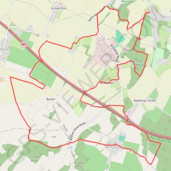 Bottom Pond Loop trail, distance, elevation, map, profile, GPS track