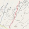 West Fork Leprechaun Canyon Approach trail, distance, elevation, map, profile, GPS track