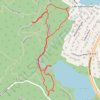 Lake Ames Park trail, distance, elevation, map, profile, GPS track