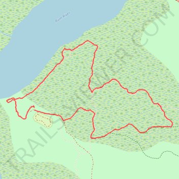 Kathio State Park, MN trail, distance, elevation, map, profile, GPS track