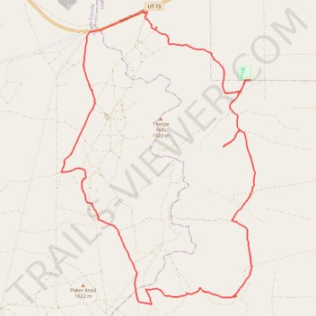 Thorpe Hills Cycling Loop trail, distance, elevation, map, profile, GPS track
