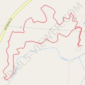 Forest Loop - Mebane trail, distance, elevation, map, profile, GPS track