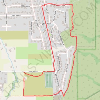 Bonneville Shoreline Trail and Centenial Trail loop trail, distance, elevation, map, profile, GPS track