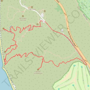 Torrey Pines State Natural Reserve Loop trail, distance, elevation, map, profile, GPS track