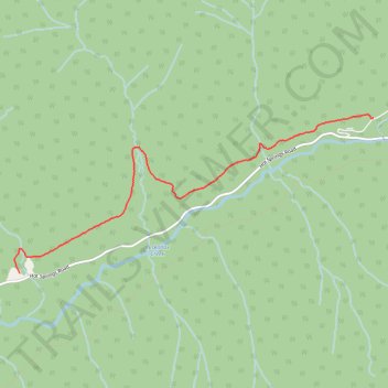 Peter Roulston Trail trail, distance, elevation, map, profile, GPS track