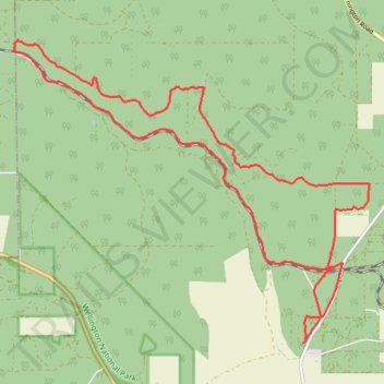 Worsley railway line area Mountain Bike Ride trail, distance, elevation, map, profile, GPS track