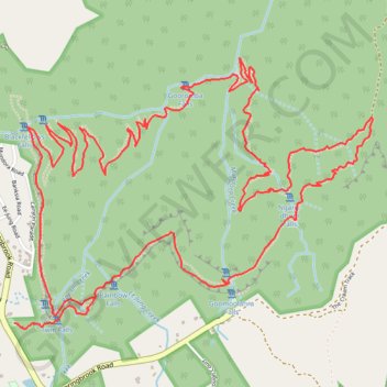 Warrie Loop Trail trail, distance, elevation, map, profile, GPS track