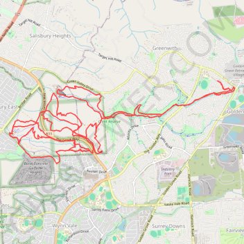 Cobbler Creek Recreation Park and Martindale Reserve trail, distance, elevation, map, profile, GPS track