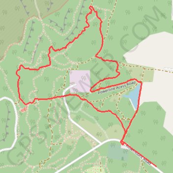 Denman common Afternoon Walk trail, distance, elevation, map, profile, GPS track