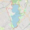 White Rock Lake Park trail, distance, elevation, map, profile, GPS track