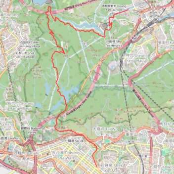 走私坳南左坑 trail, distance, elevation, map, profile, GPS track