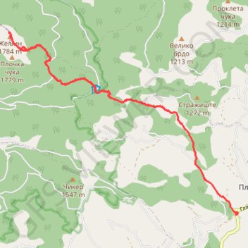 Trasa trail, distance, elevation, map, profile, GPS track