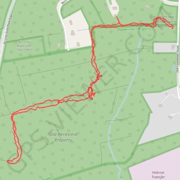 Old Bernstein Property trail, distance, elevation, map, profile, GPS track