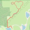 Dark Sky Trail (Galaxy Loop) at Middle Fork River Forest Preserve trail, distance, elevation, map, profile, GPS track