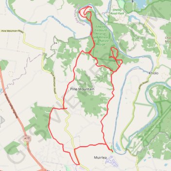 Edward Corbould Reserve and Retreat Nature Refuge trail, distance, elevation, map, profile, GPS track