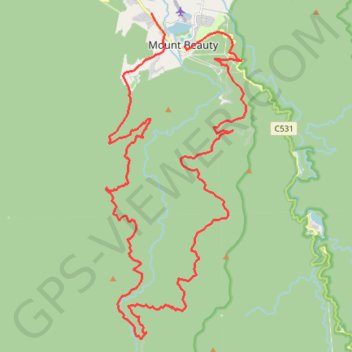 West Kiewa Valley Loop trail, distance, elevation, map, profile, GPS track