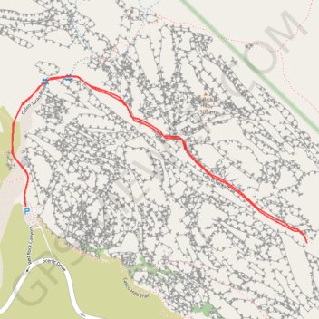 Calico Tanks trail, distance, elevation, map, profile, GPS track