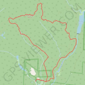 Mount Singer trail, distance, elevation, map, profile, GPS track