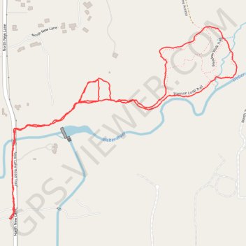 New Lane to Franson Loop trail, distance, elevation, map, profile, GPS track