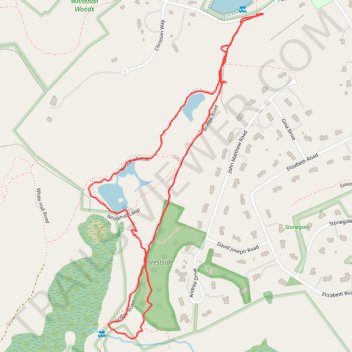 Tamarack Farms trail, distance, elevation, map, profile, GPS track