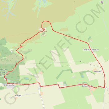 Craigowl Hill Loop trail, distance, elevation, map, profile, GPS track