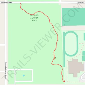 Pittman-Sullivan Park trail, distance, elevation, map, profile, GPS track
