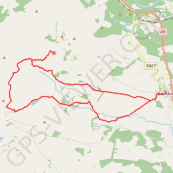 Craig Gibbon and Mercer Obelisk Loop trail, distance, elevation, map, profile, GPS track