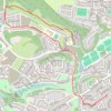 Tracked with OSMTracker for Android™ trail, distance, elevation, map, profile, GPS track