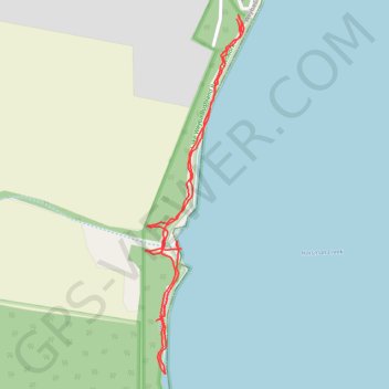 Lake Weyba trail, distance, elevation, map, profile, GPS track