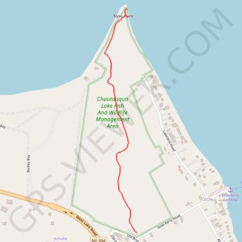 Tom's Point trail, distance, elevation, map, profile, GPS track
