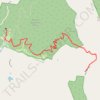 Cumberland Trail, Head of the Sequatchie River and Devilstep Cave trail, distance, elevation, map, profile, GPS track
