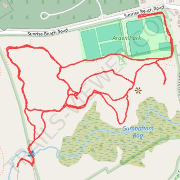 Arden Park trail, distance, elevation, map, profile, GPS track
