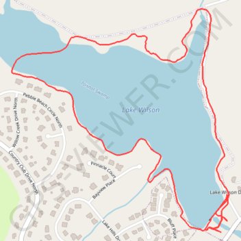 Afternoon hike at Lake Wilson Loop Trail trail, distance, elevation, map, profile, GPS track
