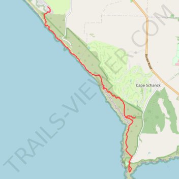 St Andrews Beach, Boag rocks, Gunnamatta beach, Cape Schanck walk trail, distance, elevation, map, profile, GPS track