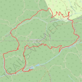 School bus mountain biking route with Mines trail, distance, elevation, map, profile, GPS track
