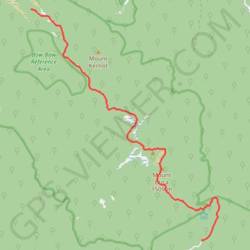 Baw Baw National Park trail, distance, elevation, map, profile, GPS track