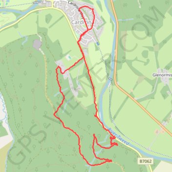 Cardrona Forest trail, distance, elevation, map, profile, GPS track